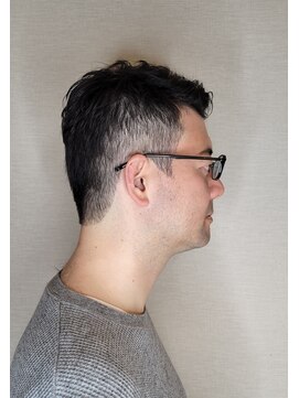 松本平太郎美容室 国立店 30代40代50代×アップバングショート