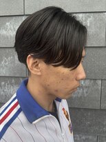 ヒュイル バイ ニアウ(Hwyl by Niau)&nbsp;メンズマッシュセンターパートスパイラルパーマニュアンスパーマ