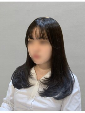 ヘア ポジション HAIR Position 本荘店 シンプルなのに洒落見え◎顔まわりレイヤー
