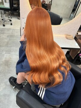 ラピス 名古屋駅前店(Lapis) オレンジカラー/ブリーチカラー/ダブルカラー