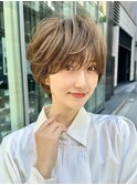 <30.40.50代>大人似合わせショートx透明感カラー