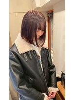 ニード(need)&nbsp;チェリーピンクブラウン/艶髪/大人ボブ/20代