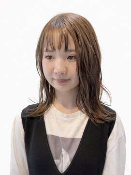 ウォーターリリー 川西店(Water Lily) 透明感グレージュアッシュデジタルパーマロング