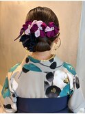 卒業式ヘアアレンジ/着付け/和装ヘアセット/アップスタイル