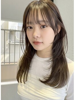 ローレンジウ(LOREN JU)の写真/毛先まで艶×柔らかな質感に*綺麗に伸ばしたい方にも◎[髪質改善/名駅/顔周り/レイヤーカット/ボブ/韓国]