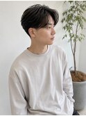 ワックスなし(メンズ)ドライヤーのみ清潔感ナチュラルマッシュ