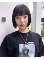 ザ スリック(THE SLICK)&nbsp;黒髪ぱっつんボブ×髪質改善クール個性