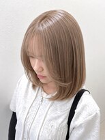 アミリー ひたち野うしく店(Amily)&nbsp;ハイライトバレイヤージュダブルカラーケアブリーチ20代30代