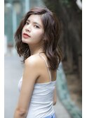 【miel hair新宿】ラフな抜け感セミディ ♪