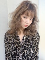 ふわレイヤー_アッシュブラウンネオウルフ外ハネボブ_67017
