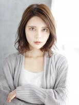 ウル 吉祥寺(ulu)&nbsp;かきあげバングのキレイめカールスタイル