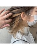 インナーカラー×ミルキーベージュ【Clarus溝の口】