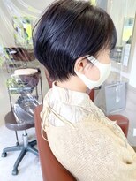 ヘアーアイスカルテット(HAIR ICI QUARTET)&nbsp;ショート　耳掛けショート　ダークパープル