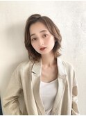 大人綺麗ミディアムボブ