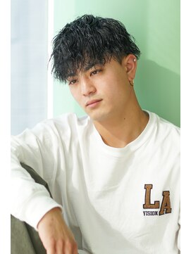 にもう ニュアンスマッシュソフトツイストパーマ韓国マッシュB