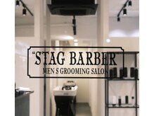 スタッグバーバー(STAG BARBER)の雰囲気（バーバーショップ×モノトーン）