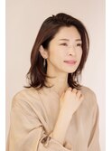 ナチュラルレイヤースタイル　30代/40代/50代