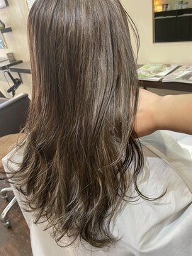 ヘアアンドスペース ベロン(hair&space velon) グレイハイライトカラー