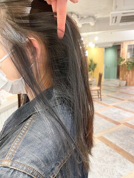 ムーン(moon) 7月#美髪のススメ#ネビージュ#大人かわいいヘア#こなれミディ