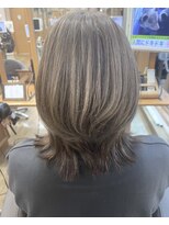 シャンティ 琴似店(Shanti)&nbsp;白髪生かしカラー　ブライトブラウンアッシュ