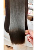 髪質改善ストレート黒髪ロングトリートメント