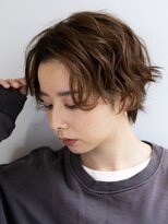 シエル 豊中岡町店(CIEL)&nbsp;《豊中岡町》ショートパーマ／透け感ベージュカラー