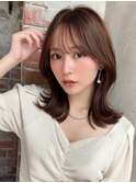 ＊20代30代40代◎大人可愛いレイヤーカット小顔2wayバング