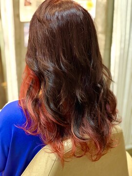 フルーヴ(Fleuve) ピンクレッド×グラデーションカラー♪