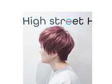 ハイストリートヘア(High street Hair)の雰囲気（柔らかいシルエットに動きのある束感ショートスタイル）