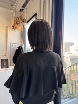 ロカ 表参道(loka)&nbsp;大人ボブ/アッシュベージュ[表参道/ブリーチ/ハイライト]Mai