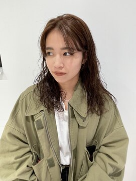 ハイブ 金沢(Hive) パーマスタイル×ニュアンス透明感ベージュ