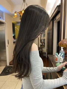 ナナナパレナ 梅田店(nanana parena) 垢抜け顔まわり◎くすみアッシュグレージュ＆艶髪トリートメント