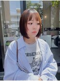 【顔周りレイヤーボブ/佐藤杏丸】