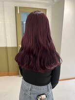 エミィ(emme)&nbsp;ボルドーカラー20代30代髪質改善ハイライトブリーチカット立川