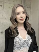 ソル ジングウマエ(SOL JINGUMAE)&nbsp;ミルクティーベージュダブルカラーケアブリーチインナーカラー