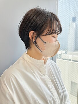 トッカ ヘアアンドトリートメント 難波店 小顔似合わせカット愛されクールショート20代/30代40代50代/難波