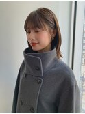 フルバング*大人ボブ*レイヤー*ミディアムヘア*30代40代50代
