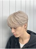 マッシュウルフ/ハイトーンカラー/マッシュスタイル