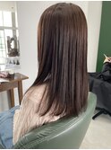 サラツヤ髪◎ 明るめベージュカラー