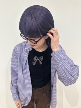 美容室ヒラトヤ 都南店 透明感×立体感 20代30代40代大人可愛い☆ペールパープル