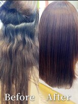 ビーポッシュ ジャスパー店(Be Posh)&nbsp;冬のやわらか◎髪質改善ストレート×ベージュカラー