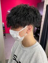 エルマーク(L-MARK)&nbsp;マッシュ/スパイラル/パーマ/メンズ/ツイスパ/波巻きパーマ