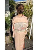 リール(THE RIRE.)&nbsp;＊THERIRE. 訪問着ヘアアレンジ＊