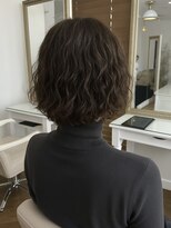 ルガールリコ(Lugar Rico)&nbsp;朝が楽になる大人のニュアンスパーマボブ