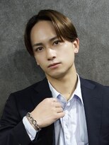 アウル 心斎橋(owl) センターパート×曲がる縮毛矯正×韓国風×men's