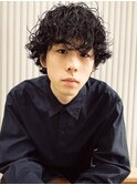 【green表参道】黒髪マッシュ/プードルパーマ