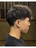 パーマ＋カット＋シェービング　￥12100～