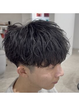 ベル 桑名(BHEL) 桑名メンズパーマツイストスパイラルパーマッシュウルフカット