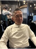  広尾駅/MEN'S//眉毛カット/ヘッドスパ/イケオジヘア/白髪染め/4