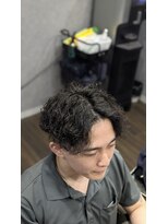 ヘアリゾート エーアイ 浅草ROX店(hair resort Ai)&nbsp;波巻きスパイラルパーマ/センターパート/メンズパーマ